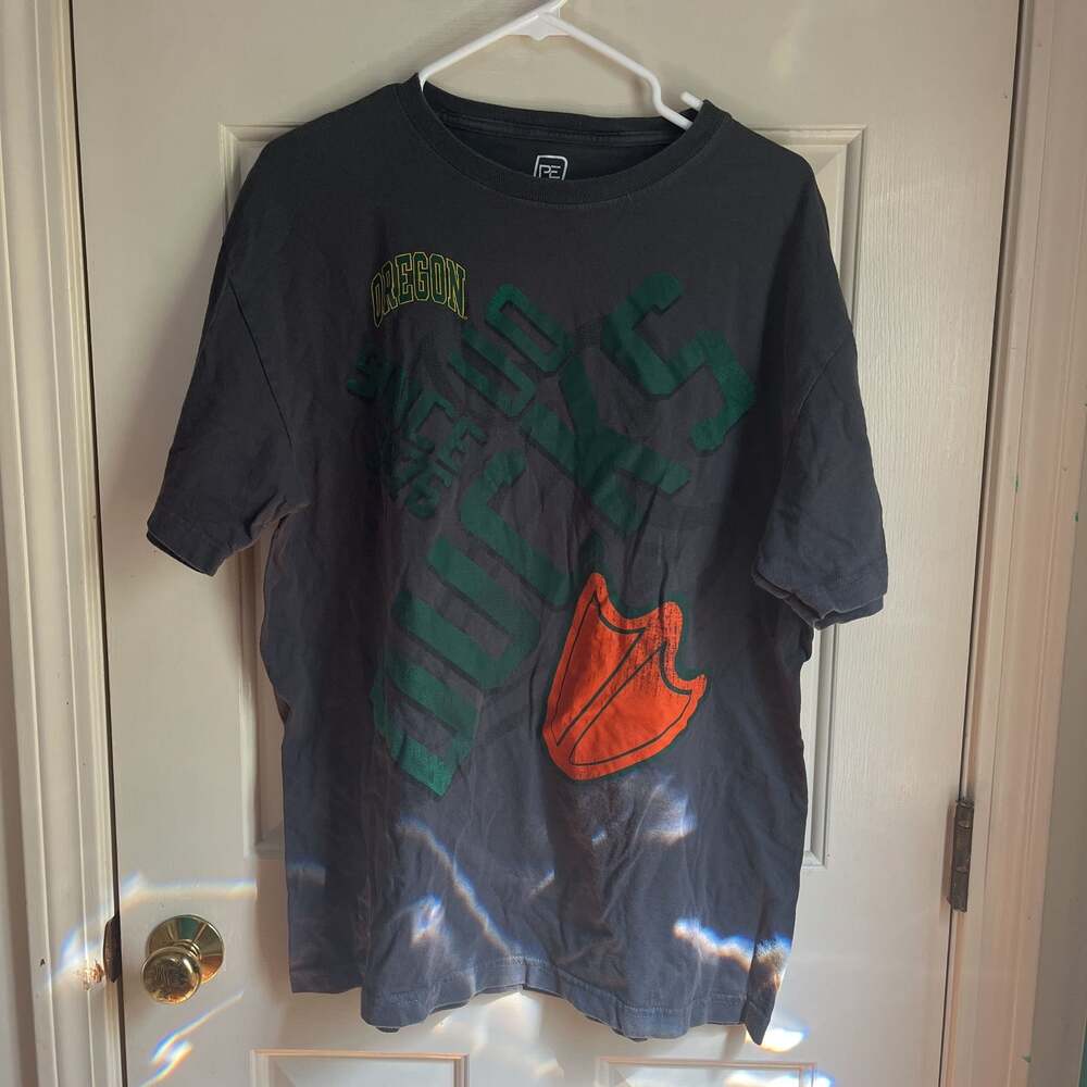 Pro Edge Oregon Ducks Black Short Sleeve T-Shirt